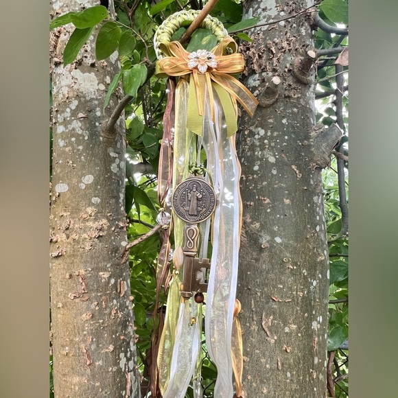 ✨ Handmade Decorative Saint Benedict Key Charm ✨ - Picture 4 of 5